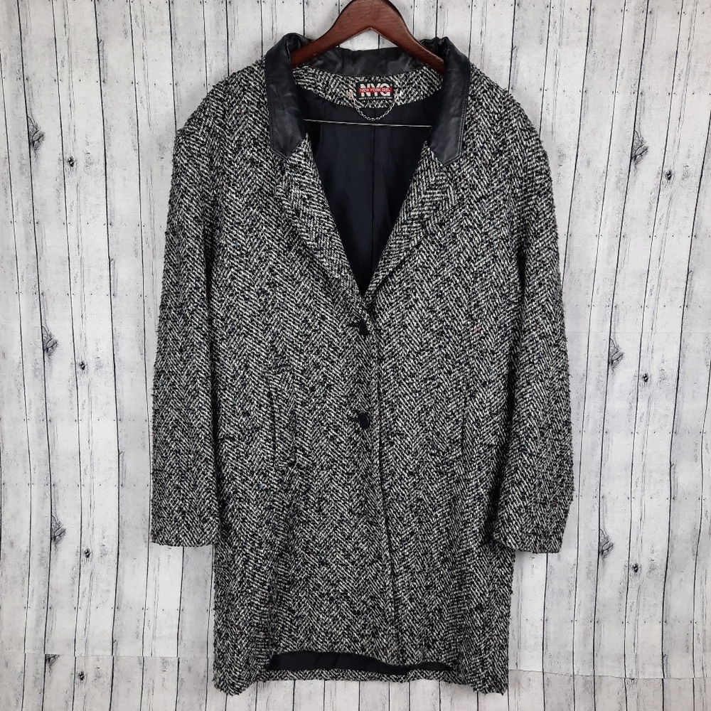 Vintage New York Girl Coat Women's Large Made in USA